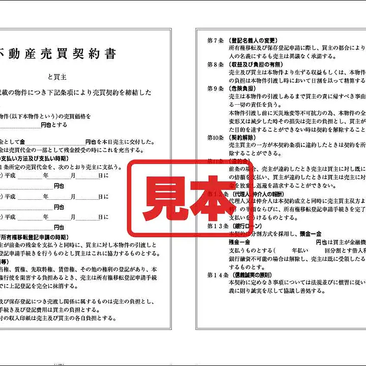 不動産売買契約書 - Master