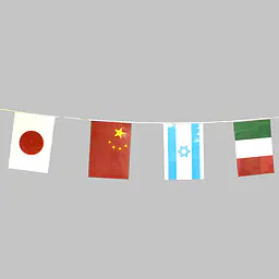 ポリ万国旗 - Master