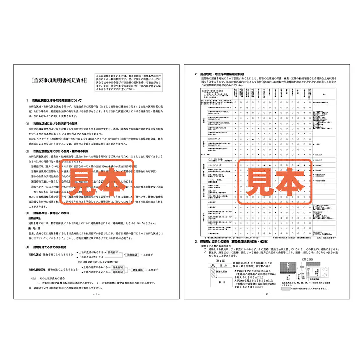 ダウンロード・ＰＤＦ形式・重要事項説明書補足資料　A4サイズ - Master